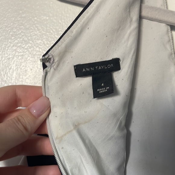 Ann Taylor striped midi dress - Picture 3 of 5